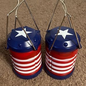 Captain America 2 lantern set camping NWT